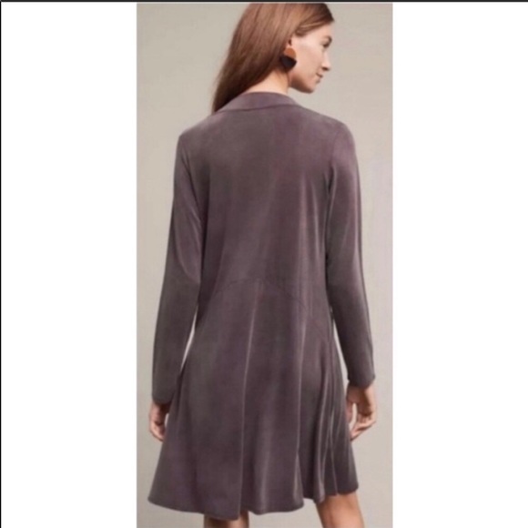 Anthropologie Dolan Toute Gray Swing Dress - Picture 2 of 7